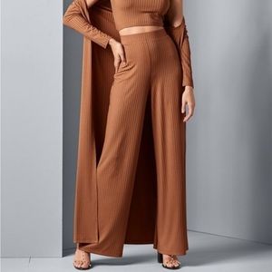 Velvet Torch Ribbed Wide Leg Pants